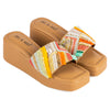 Jig&Sid Sunset Mosaic Wedge Slides
