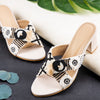 Jig&Sid Pearly Polka Embroided Heels
