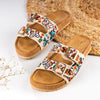 Jig&Sid Floral Bliss Double-Buckle Slides