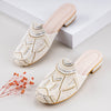 Jig&Sid Pearl Radiance Embellished Mules